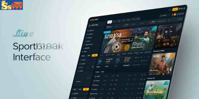 Illustration of a live sportsbook interface similar to bookmaker 58JL vs bookmaker 774PUB platforms