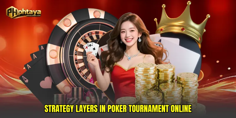 Strategy layers in Poker tournament online